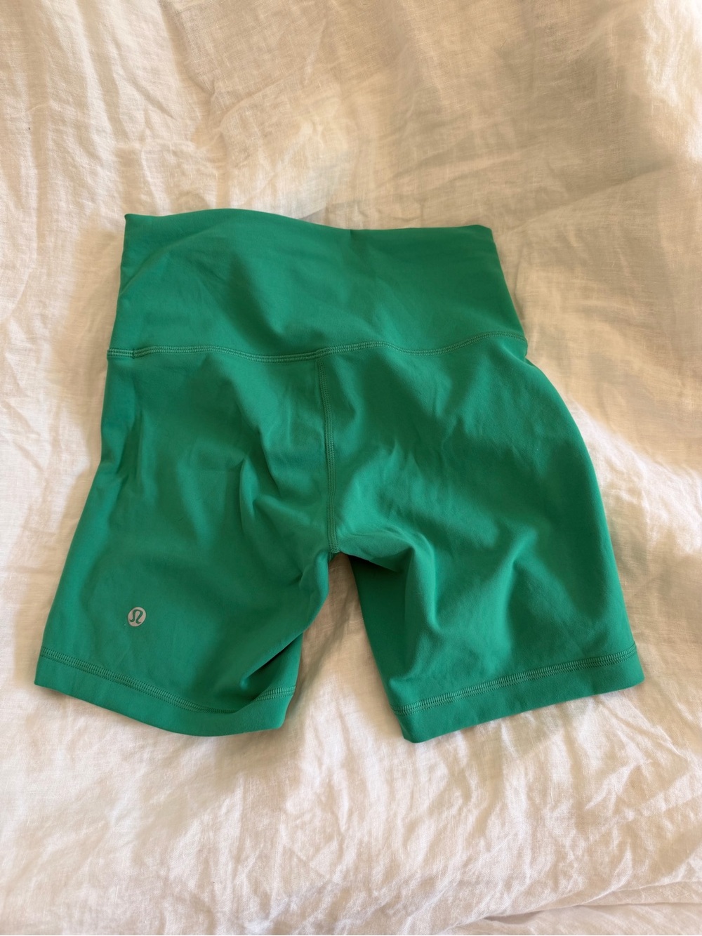 lululemon athletica High-Rise Teal Bike Shorts